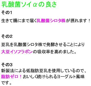 ソイα説明