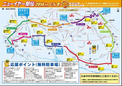 ニューイヤー駅伝マップ